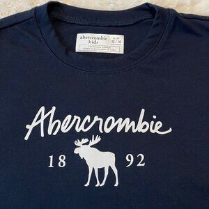 Abercrombie & Fitch Navy Blue Girls Tee size 13/14